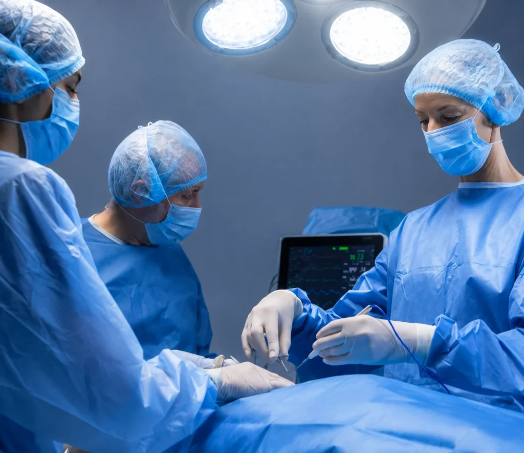 Blue Surgery Team Monitoring